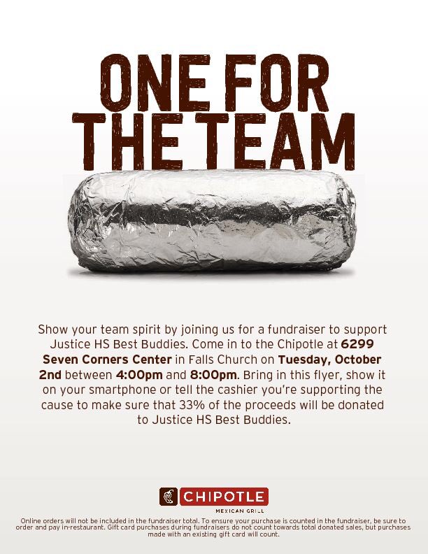 justicebestbuds's tweet photo. Chipotle fundraiser take two is officially a week away!!! RT to spread the word!!! https://t.co/yP43KAEkFm