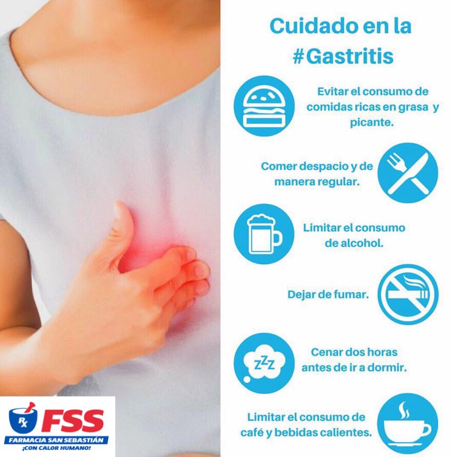 FssEsteli's tweet photo. #fsstips : La gastritis es una inflamación del revestimiento del estómago.Puede ser causada por el consumo excesivo de alcohol,alimentos picantes o muy elevados en grasa o bien por una infección gástric . #fsstips #Esteli #fsscuidamostusalud. https://t.co/0LPJR7kyWN