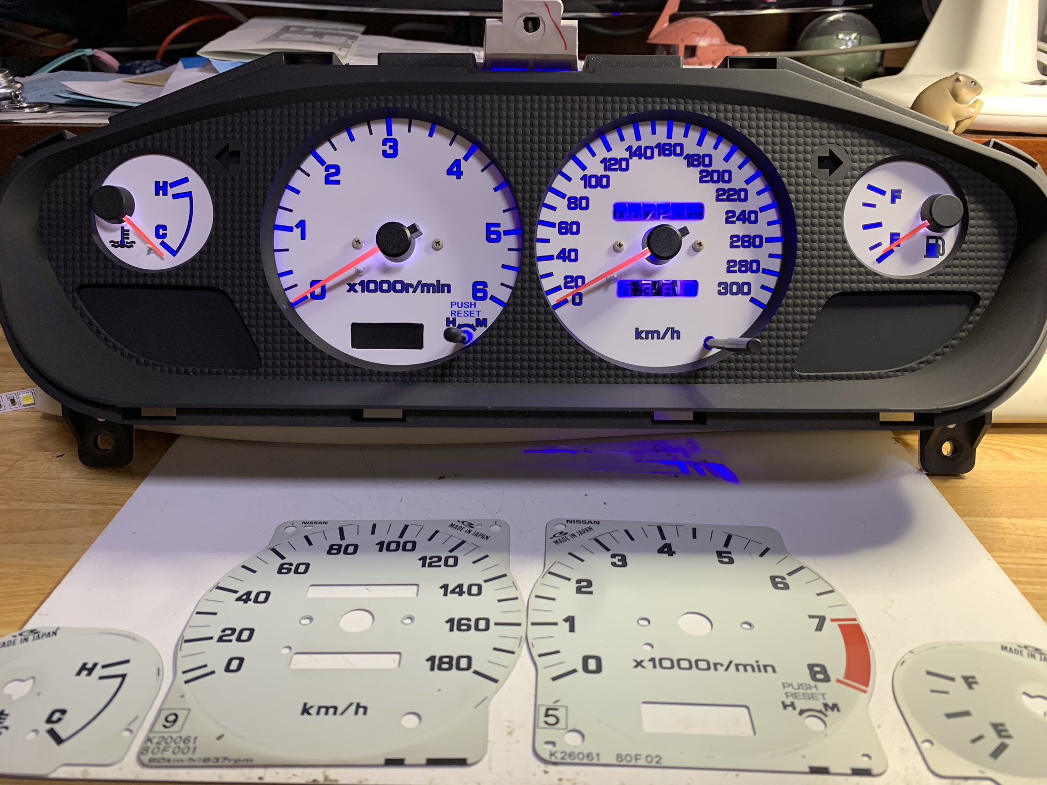 Yahoo!オークション - S14 中期 スピード メーター タコメーター