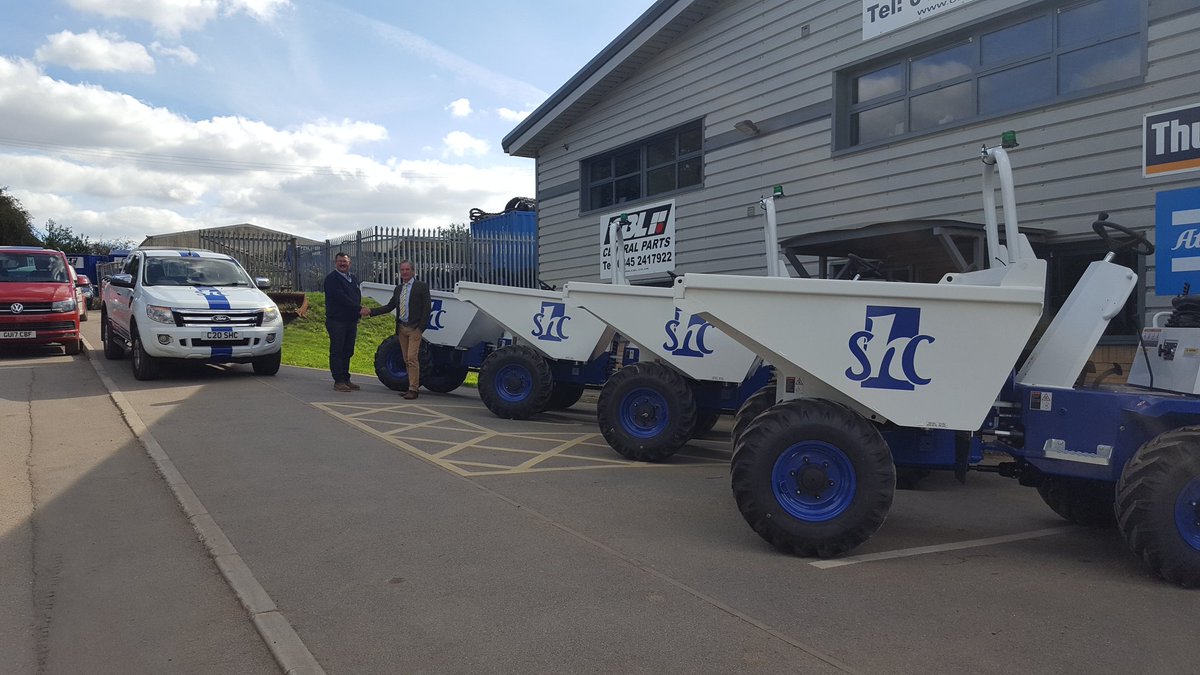The first of nine <a href="/ThwaitesDumpers/">Site Dumpers</a> ready to go to <a href="/SHC_LTD/">SHC LTD</a> #groundworkers <a href="/cbl_plant/">CBL</a> <a href="/CBLSaltash/">CBL Saltash</a>