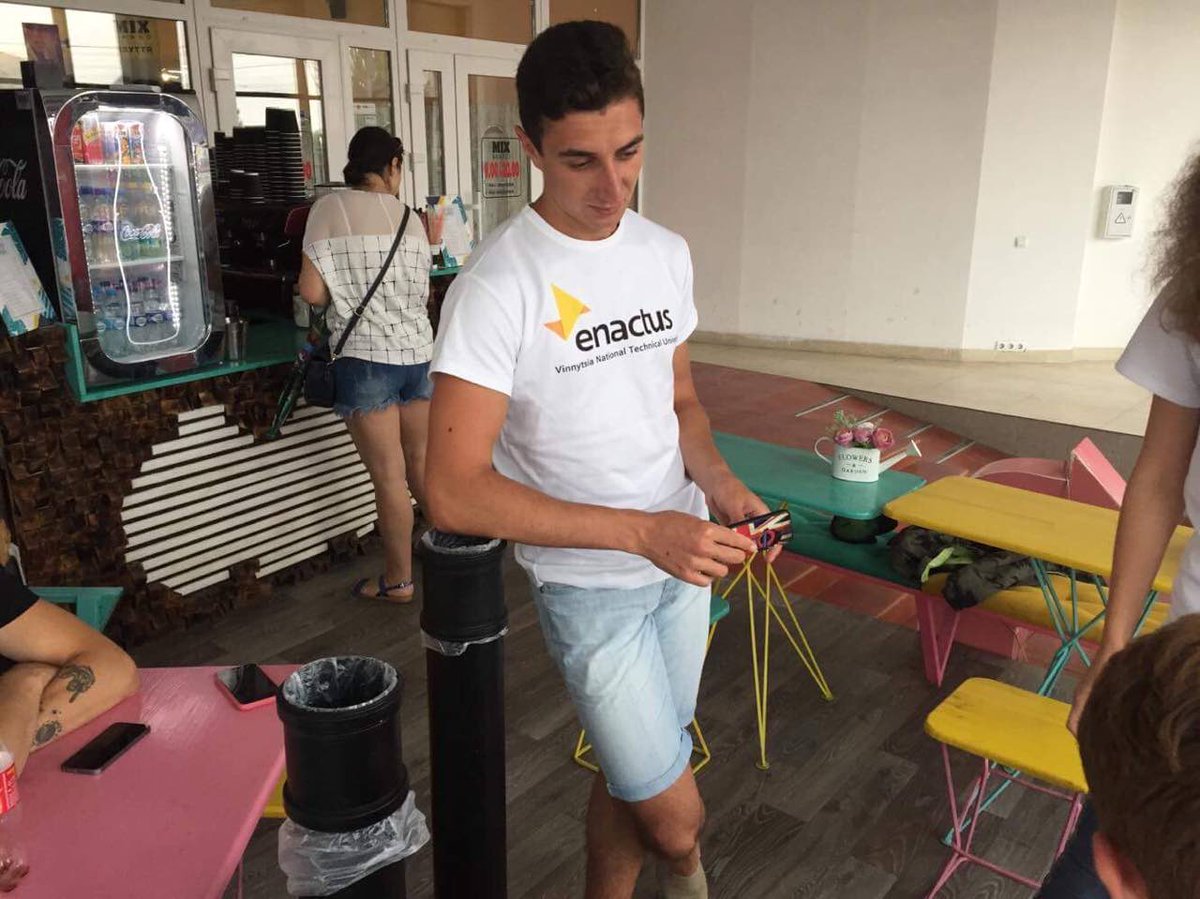 enactus's tweet photo. Introducing Sergei, who says his greatest success during his time on our @EnactusUkraine National Champion team has been his victory over himself. “I learned to get out of my comfort zone and move forward.”  https://t.co/Aa82W0awDO https://t.co/85vLj7X9hS