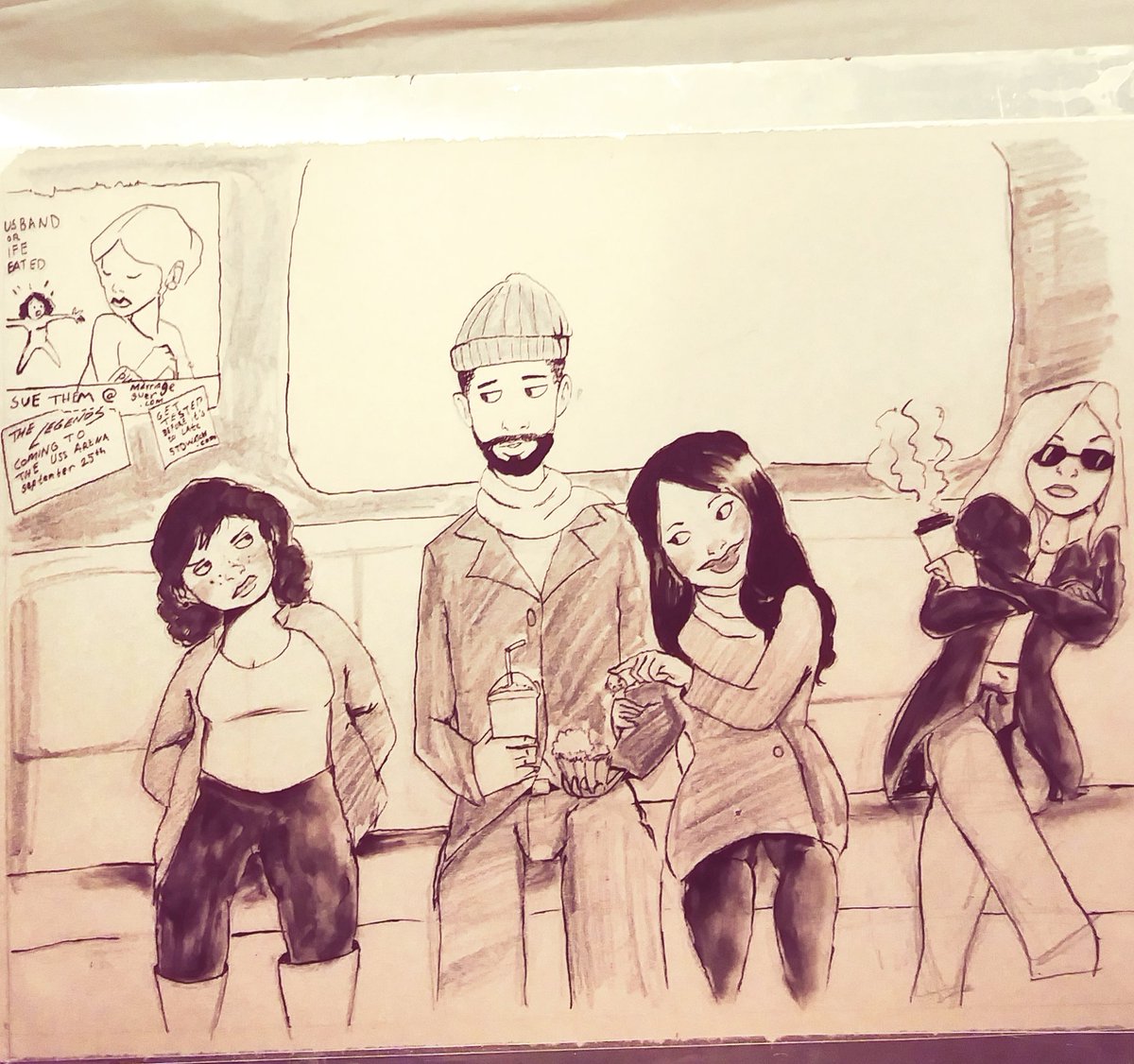 ArtisticallyAmr's tweet image. For got i had this!! My previous photolitho slides of Trudy(far left) and her friends 

#potentialproject #art #lithography #drawings #collegestudent #artoftheday #animation #cartoon #comics #graphicart