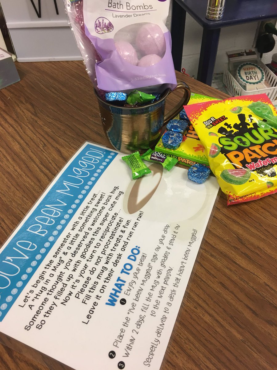 I’ve been mugged!! What a nice surprise and a fantastic idea! #huginamug #sweetsurprise #GarrigaProud @GarrigaElem