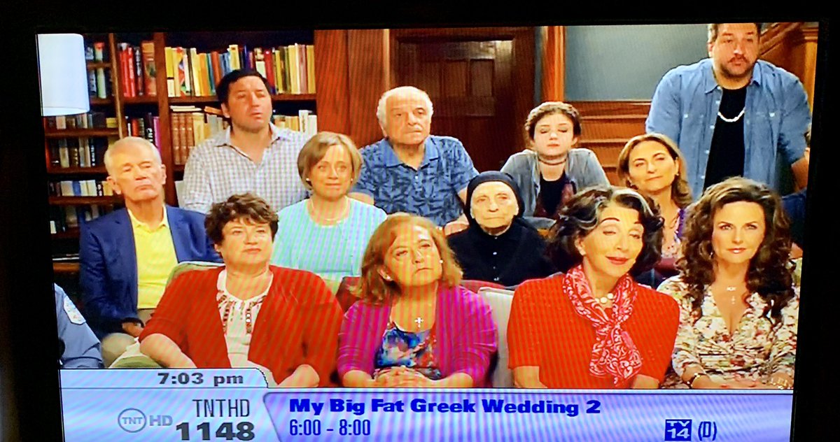 LunaAmore14's tweet photo. @NiaVardalos Watching this right now !! LOVE, LOVE, LOVE this movie !! 💖🌟When can we expect #MBFGW3 ??!! @ElenaKampouris https://t.co/cGzELGglBB