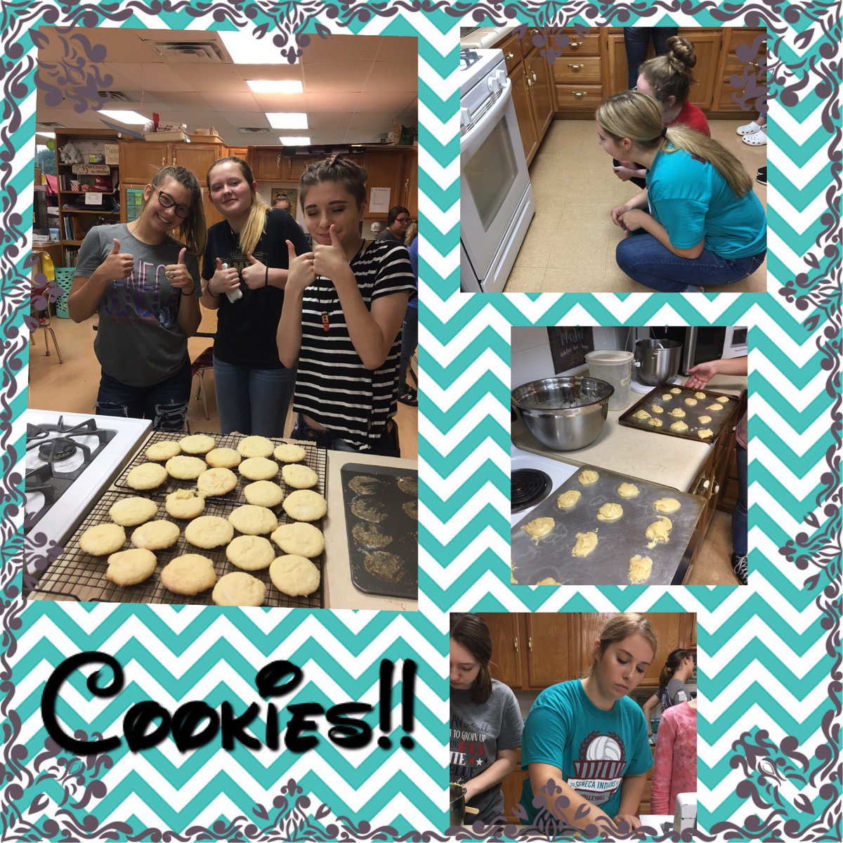 SenecaFCCLA's tweet photo. #C🍪🍪KIES!!  #anticipation #FACS #foodsclassfun #sharing  #tomorrowisfractionsandmeasurement  #enjoy https://t.co/PKTxEYqTbv