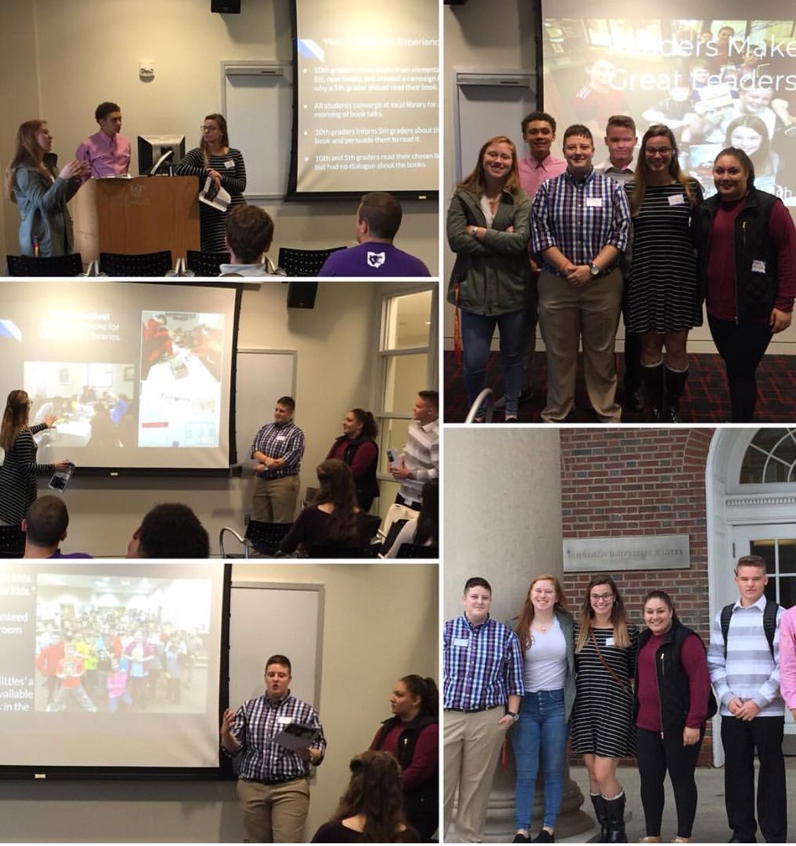 So very proud of you @josie_wefer - presenting the Book Mentor Project at the Student Service Leader’s exchange at the University of Cincinnati. Takes a lot of courage to present in a room full of adults & peers. Great job! Keep it up! #studentsuccess #studentleaders #youthmentor