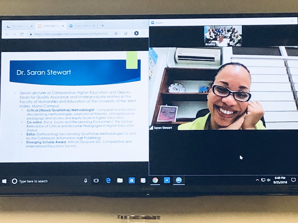 <a href="/Seven2333/">Dr. Saran Stewart</a> reminded my students who are future faculty and education leaders from many disciplines that “critical and inclusive pedagogy is transdisciplinary, solution oriented and labor intensive”. EDAD 601 College Teaching, powerful stuff. <a href="/TAMUEAHR/">TAMU EAHR</a> <a href="/cehdtamu/">Texas A&M College of Education & Human Development</a>