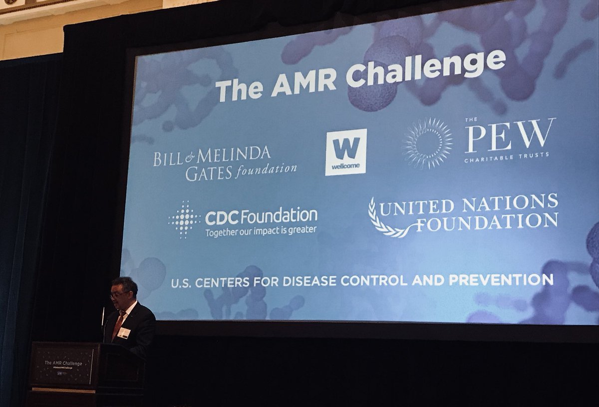 jessesevcik's tweet photo. WHO DG @DrTedros outlined 3 actions: 1) use antibiotics responsibly, 2) invest in research for new medicines, 3) involve all sectors in a #OneHealth approach. #AntibioticResistance  https://t.co/KV2Tv2uWdK https://t.co/iKg52G0iCR