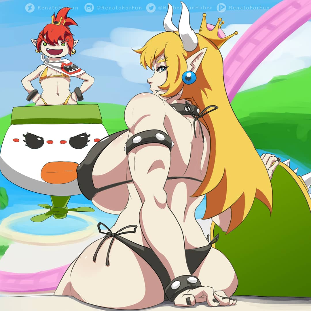 HerbertVanHuber's tweet photo. Cant hold myself. Bowsette and Bowsetter Jr. in Pinna Park
https://t.co/LIDWIvBnFs
#fantasy #illustration #oppai #ecchi #oppaiboobs #pinup #art  #illustration  #digitalart #fanart  #digitalpaint #pinupgirls #bowsette #bowser #fanart #videogame #videogamefanart #bowsetteJr https://t.co/ZyNunBCENM