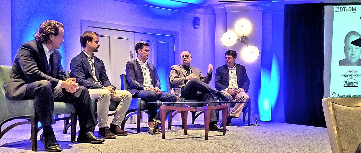 2MorrowInc's tweet image. Great day at #DTxDM. Lots of good discussion about #DigitalTherapeutics. #Boston @bhmasterson @DTxDM1