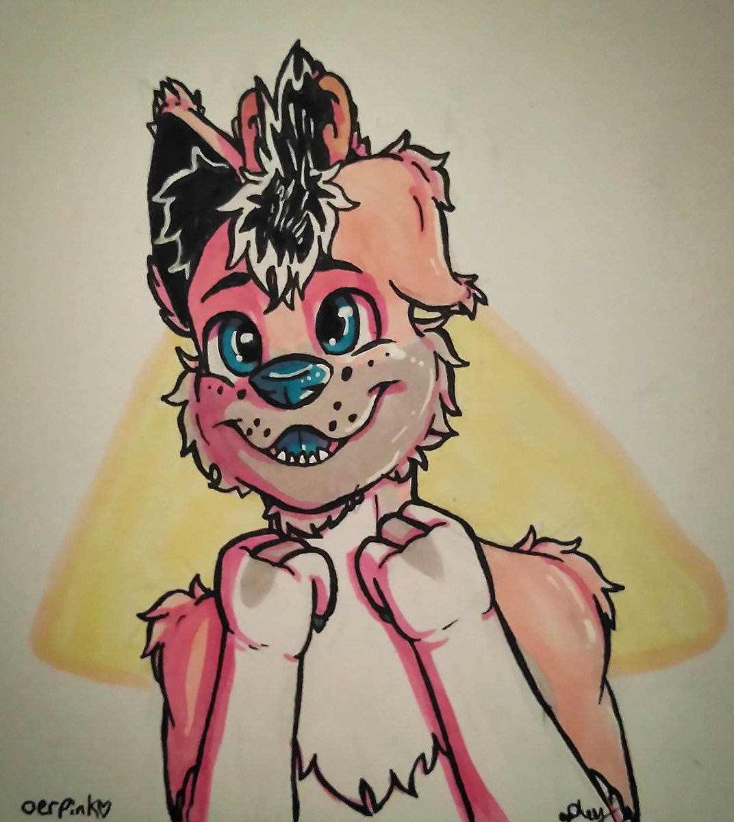 I hope everyone is having a wonderful day today, and if you are not do something that you love to do to cheer you up!
#furry #furryfandom #fursona #furrywolf #character #copicart #copic #art #copicartwork