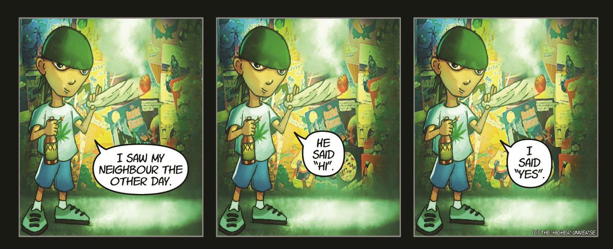 Stoner Kid - full of wisdom. Check out his Facebook page at facebook.com/stonerkidcomic/

<a href="/AStoroschuk/">Adam Storoschuk</a> <a href="/BrandonRhiness/">Brandon Rhiness</a> #weedlife