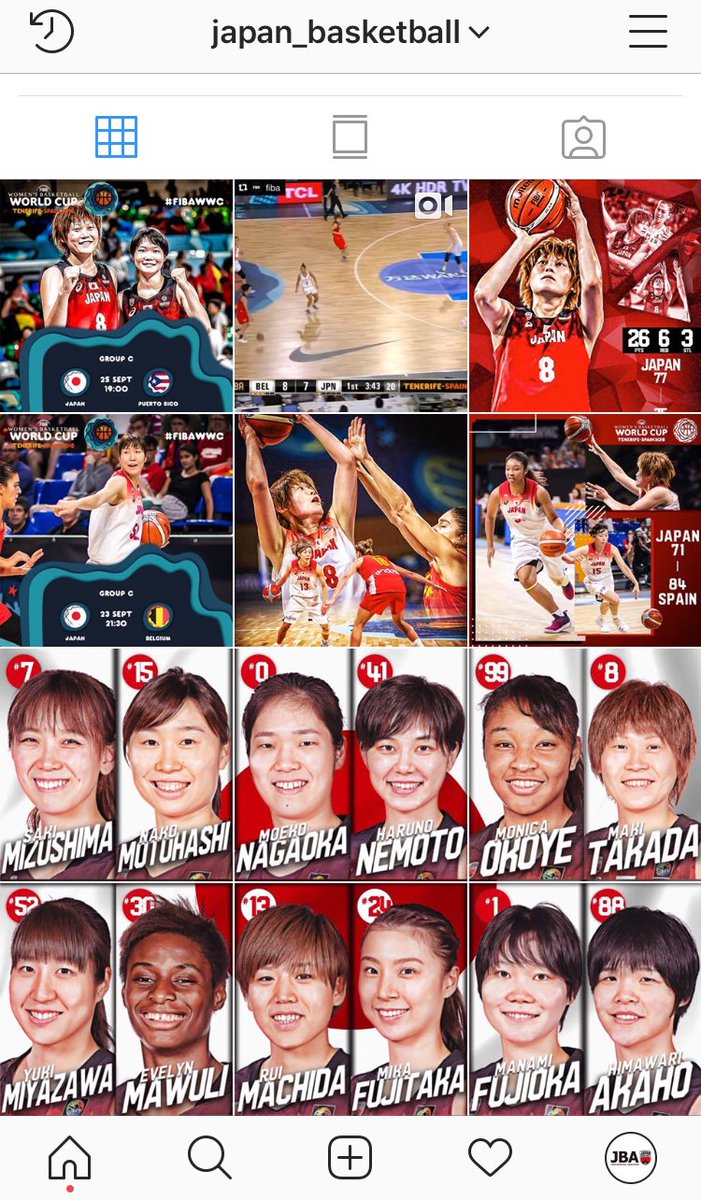 日本バスケットボール協会 Jba Fibawwc での勝利を記念して 日本バスケットボール協会公式instagramのストーリーで Akatsukifive 女子日本代表の壁紙プレゼント ワールドカップ メダル獲得 を 日本一丸 で目指しましょう 公式instagram