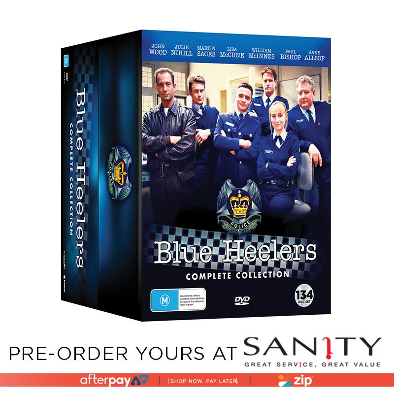 sanityonline's tweet photo. In this Complete Collection special edition DVD Box instalment, you get to relive every exciting episode from this landmark Australian drama including the very first pilot episode.
Shop now: https://t.co/aZTC4VJFpy
#blueheelers #classicaustraliantv #dvdboxsets https://t.co/x64sz9is4n