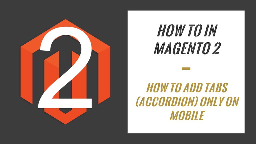 zanetabarancom's tweet photo. How To In Magento 2 – How To Add Tabs (Accordion) Only On Mobile
https://t.co/wvL5HlIXz3
#zanetabarancom #followze #magento #magento2 #tutorial #coding #programming #developer #programmer #code #coder #webdeveloper #tech #software #webdevelopment #php #technology #webdesign https://t.co/wzmD93WtmM