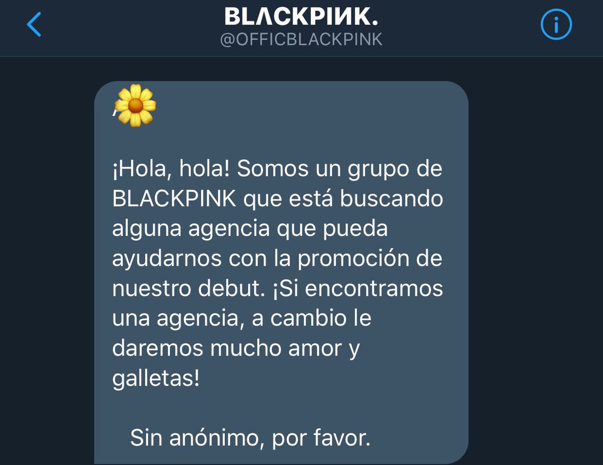 _confesionesfk0's tweet photo. 🌼; @OFFICBLACKPINK https://t.co/FDo5mEFPmc