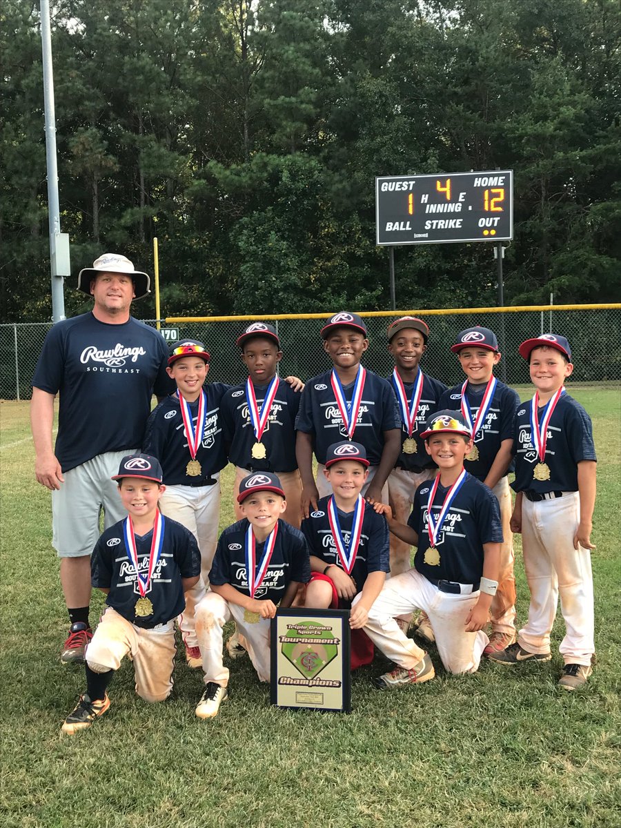 TgDbacks's tweet photo. Congrats to Rawlings Southeast 9U on winning the Triple Crown tournament today! https://t.co/2JqsEOUzaD