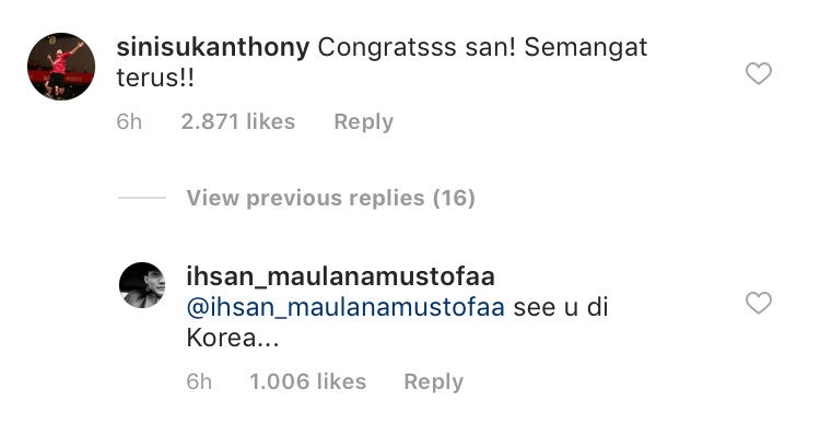 Interaksi Ginting dan Ihsan