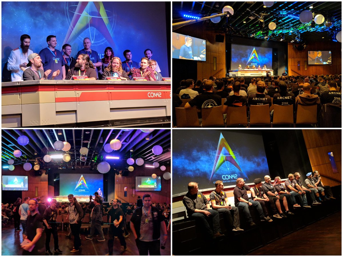 IK1T's tweet photo. 1/2 Wow, the #CON42 on saturday was a blast! Thank you for this wonderful event. You guys rock o7! #StarCitizen https://t.co/2qKgbDcD5j