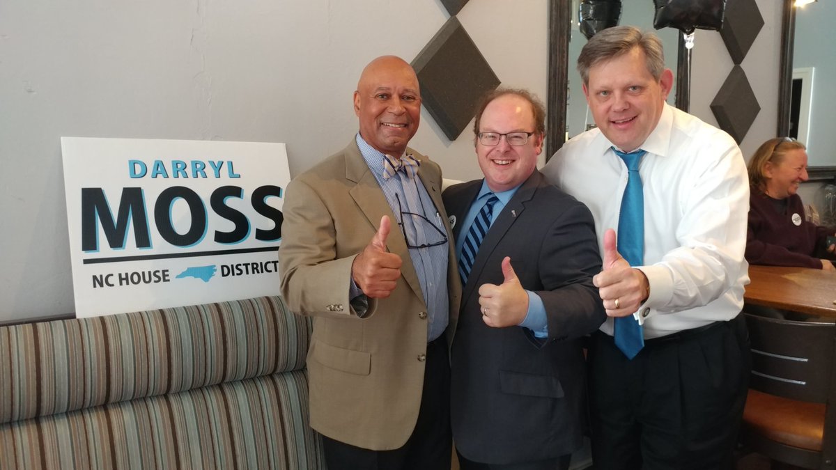 WayneGoodwinNC's tweet photo. Pleased to be the special guest speaker for the birthday party & @MossforNC campaign fundraiser for my good friend Darryl Moss! Joining us was @MikeWoodard & local officials, etc.
#firedup #letsvotenow
#ncpol #ncga @NCDemParty
@nchousedems
#BreakTheMajority #ABlueWaveisComing https://t.co/yiW0DIWp0D
