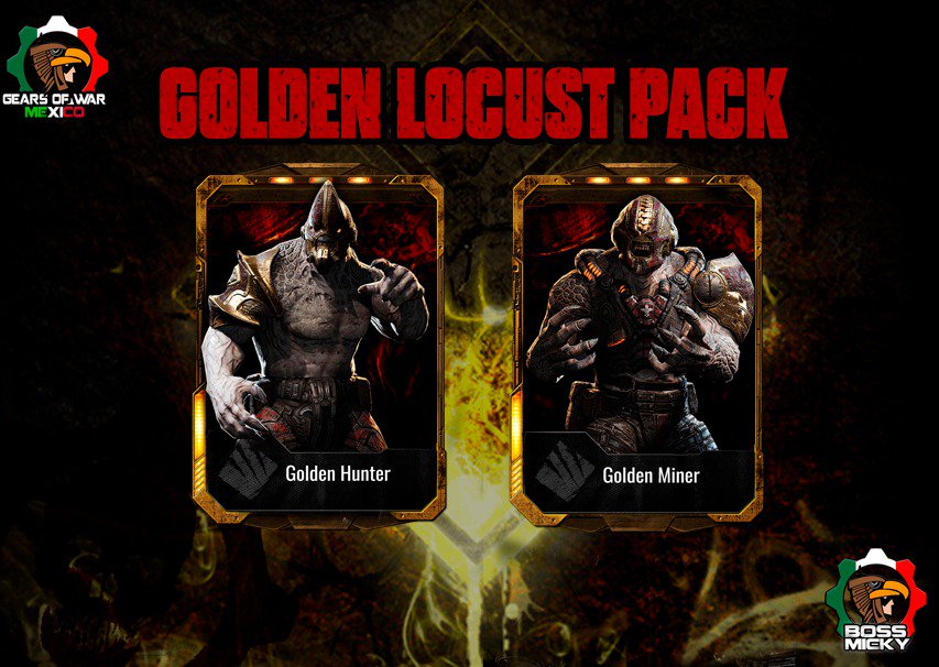 golden hunter gears of war golden hunter gears of war