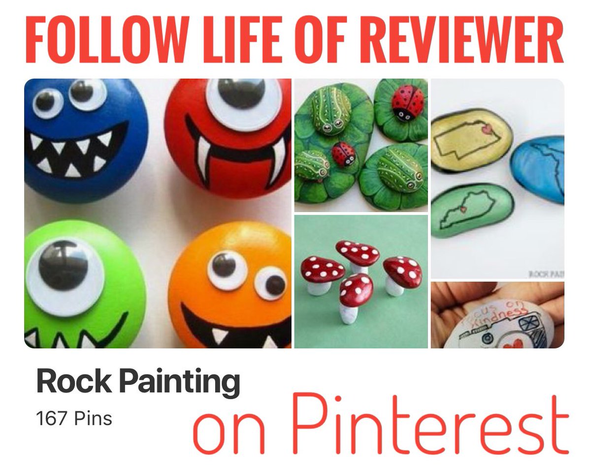 lifeofareviewer's tweet photo. FOLLOW me on Pinterest, especially my Rock Painting board for fun ideas!
https://t.co/fq8xEv9Q3C
#rockpainting #paintingrocks #rocks #hidingrocks #pinterest #pinterestedinspired #kindnessrocks #artrocks #rockhound #painting #diyideas #followme https://t.co/DsxRgLTlGz