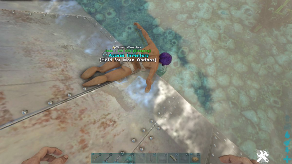 hard_ark's tweet photo. How is she not dead lol #pool time #PS4share https://t.co/PYyyutn9xY