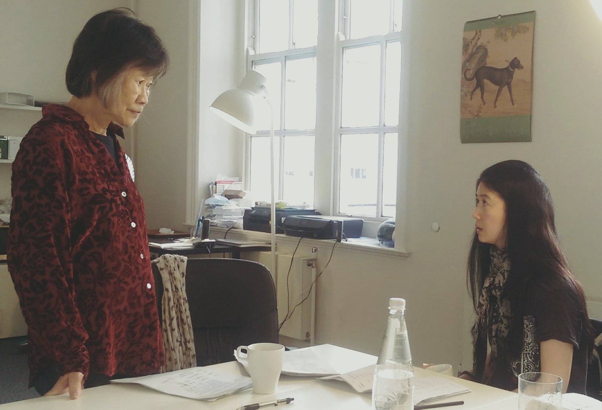 [Citizens in rehearsal] 
'I'm not an immigrant. I'm an ex-pat'
'You are an immigrant, mum. Ex-pats are Brits abroad, not Chinese people coming here'

Written by <a href="/Minghowriter/">Ming Ho</a> &amp; created with a full #BEA team, Citizens will be <a href="/southbankcentre/">Southbank Centre</a> on 6 &amp; 7 Oct. southbankcentre.co.uk/whats-on/13168…