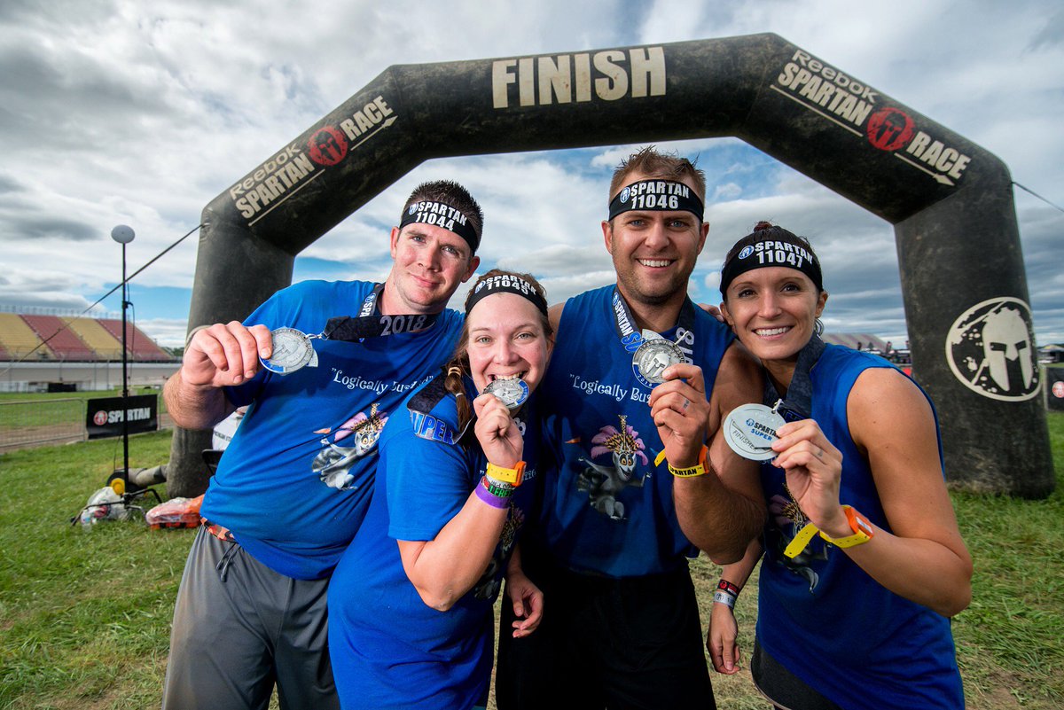SpartanRace's tweet photo. Medals are great but memories are better. 🙌
-
AROO to all the rookie and veteran Spartans who crossed the finish line this weekend. Next stop, Tahoe 😎✌️
-
 #spartanrace #RoadtoTahoe #spartanmichigan #spartannashville #spartancbp #spartanparis #spartanlipno #spartanvancouver https://t.co/ikGfikgeYY