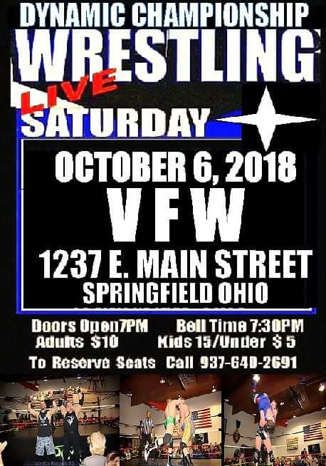 matt_vandal's tweet photo. Less than 2 weeks away. We've sold out the Springfield VFW the last few times. Let's keep that streak going! Call 640-2681 to reserve your seats today! #prowrestling #IndyWrestling #GingerHammer https://t.co/9jlPZ3POBr