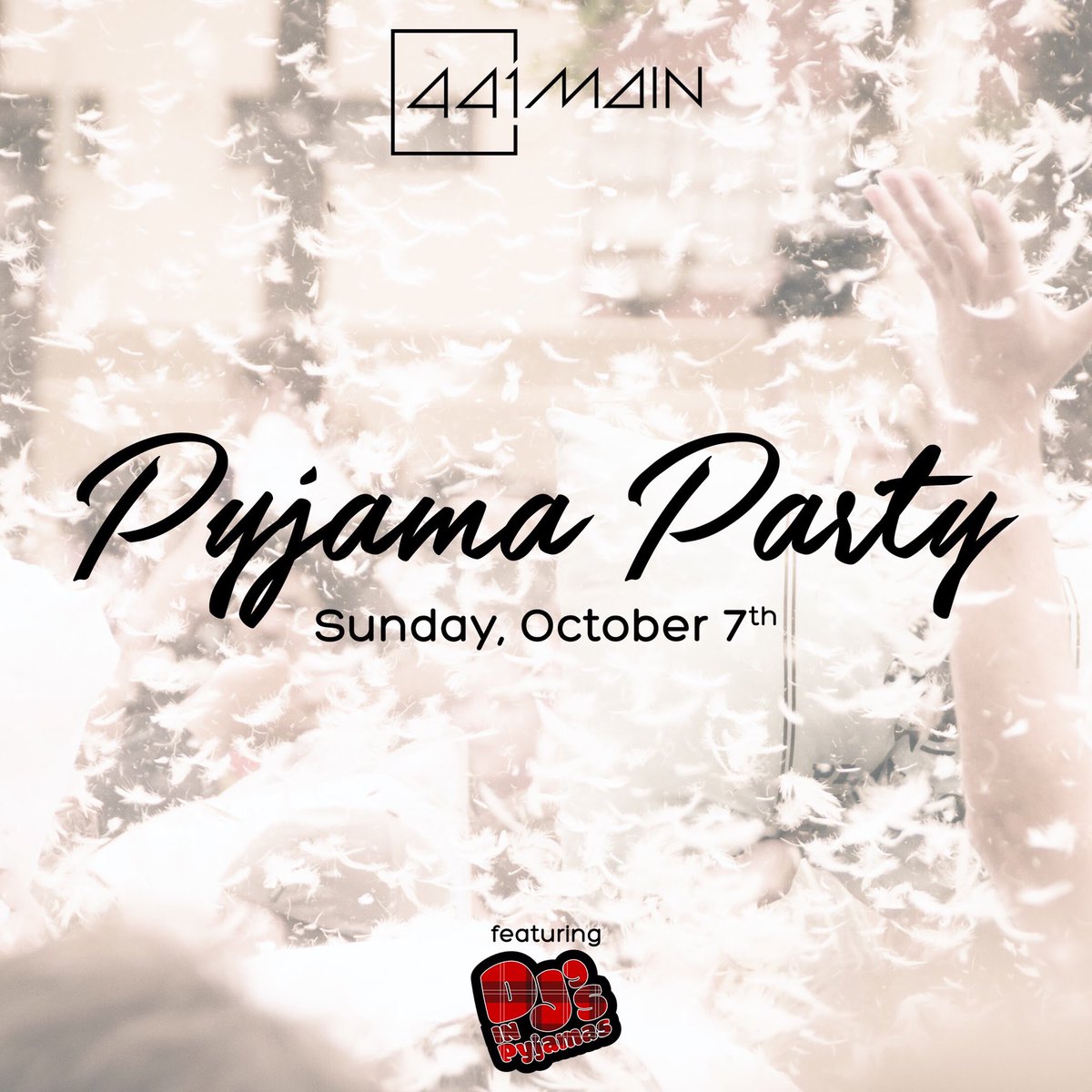 DjsInPyjamas's tweet image. This thanksgiving we’re thankful for PJ’s and all of you. See you at @441Main 🤙
