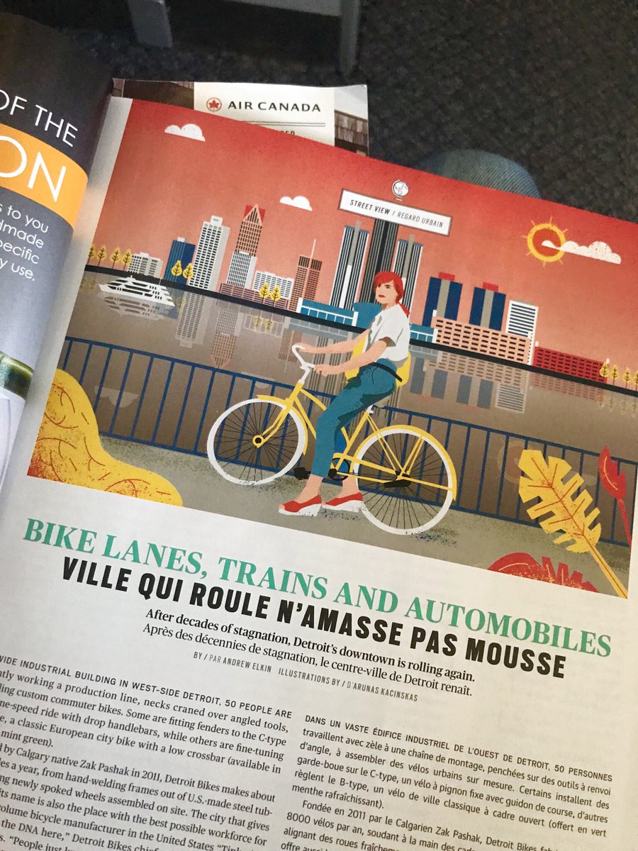 YvonnePilon's tweet photo. Hey! I know that view.
A great βclose to homeβ read today in @AirCanadaβs enROUTE magazine!
#YQG #Detroit #DetroitBikes https://t.co/BMCpMyiYOt