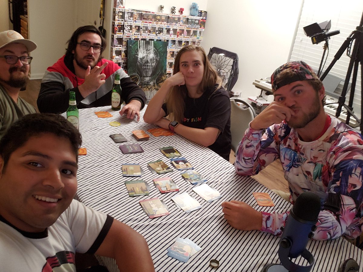 PickldPineapple's tweet photo. Come hang out with us for @DefPermanent Board Games & Beers Night! We are playing Total Rick All! Check it out here: https://t.co/ftlFmdr89m! #Twitch #boardgames #rickandmorty #totalRickAll https://t.co/lgMcBTeiLa