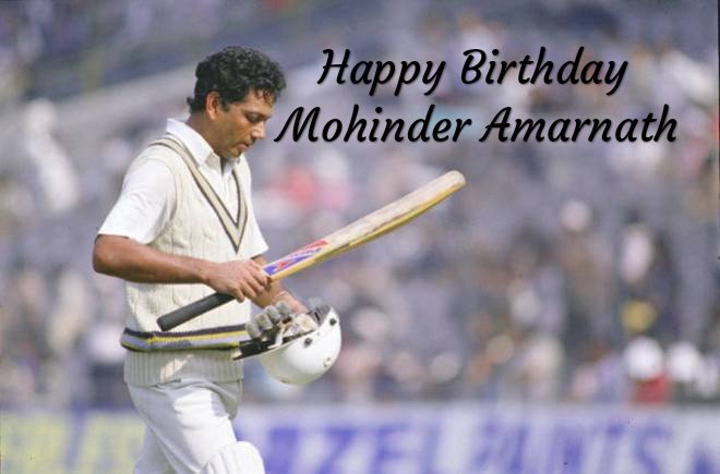 #MohinderAmarnath's name is a metaphor for the spirit and commitment of India's 1983 cup-winning team. Much of that was due to his work in the final, yet first there was his all-round performance in the semis, which won him the #Man_of_the_Match award.
√B'day wishes to him🎂