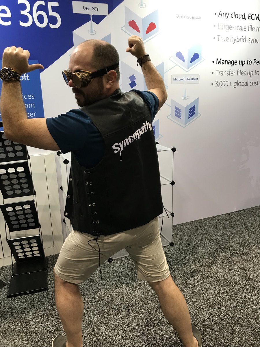 SyncopathLabs's tweet image. #msignite shenanigans with @jseghers at BOOTH 2031!!