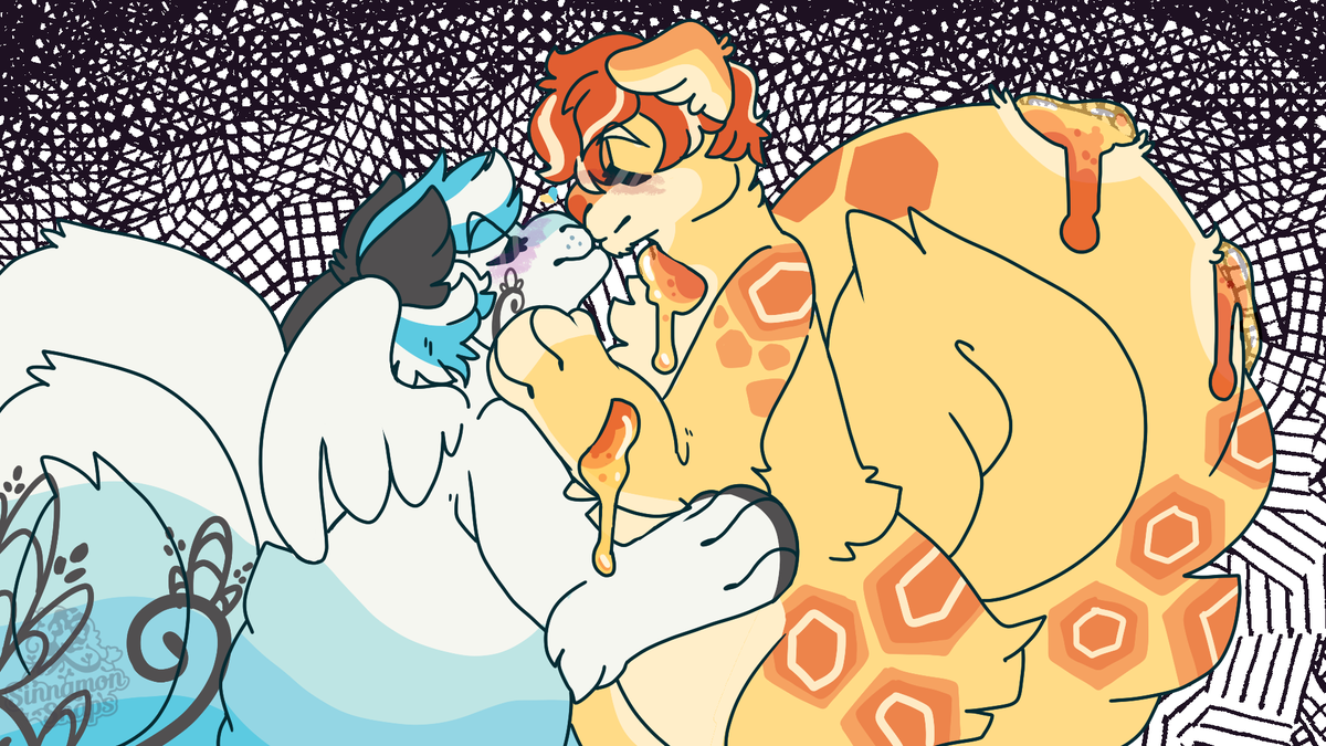 cosmitokki's tweet photo. Some art of my lil cinnabeans #cinnadogs #cs #art #digitalart https://t.co/l9gUboco2c