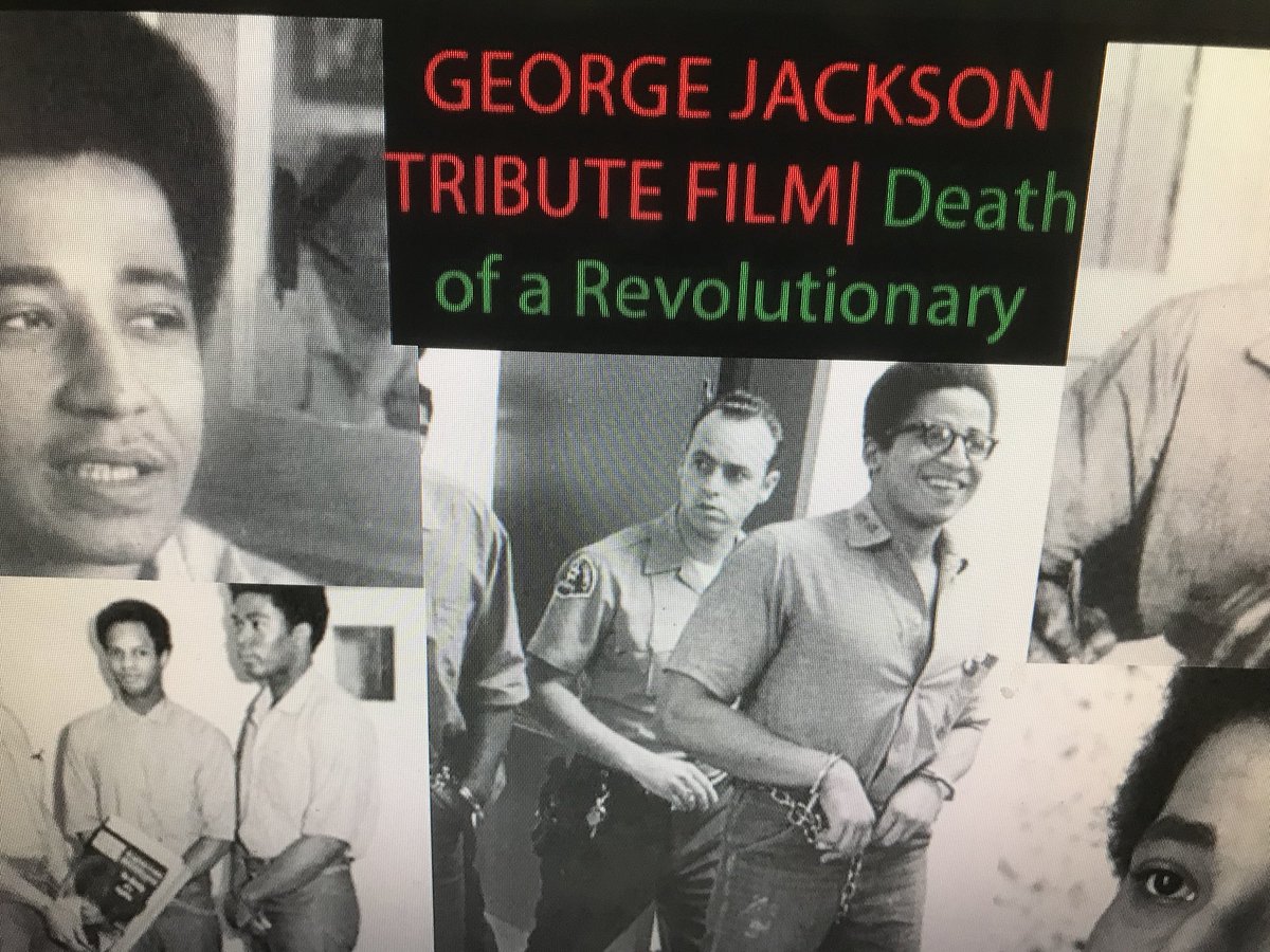 Young revolutionary George Jackson was assassinated by the pigs August 21, 1971 in San Quintin state prison. He was a friend Angela Davis.