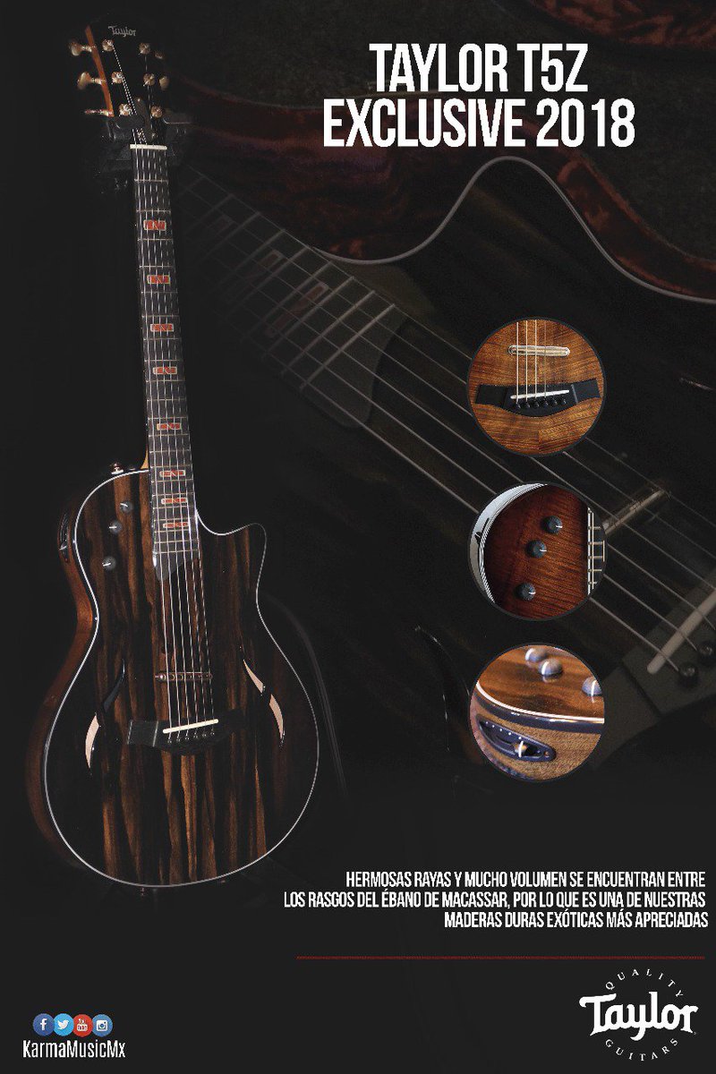 Recuerda que tenemos Ediciones Especiales de las mejores <a href="/TaylorGuitars/">Taylor Guitars</a> a 12 Meses Sin Intereses, ingresa a karma-music.mx/taylor