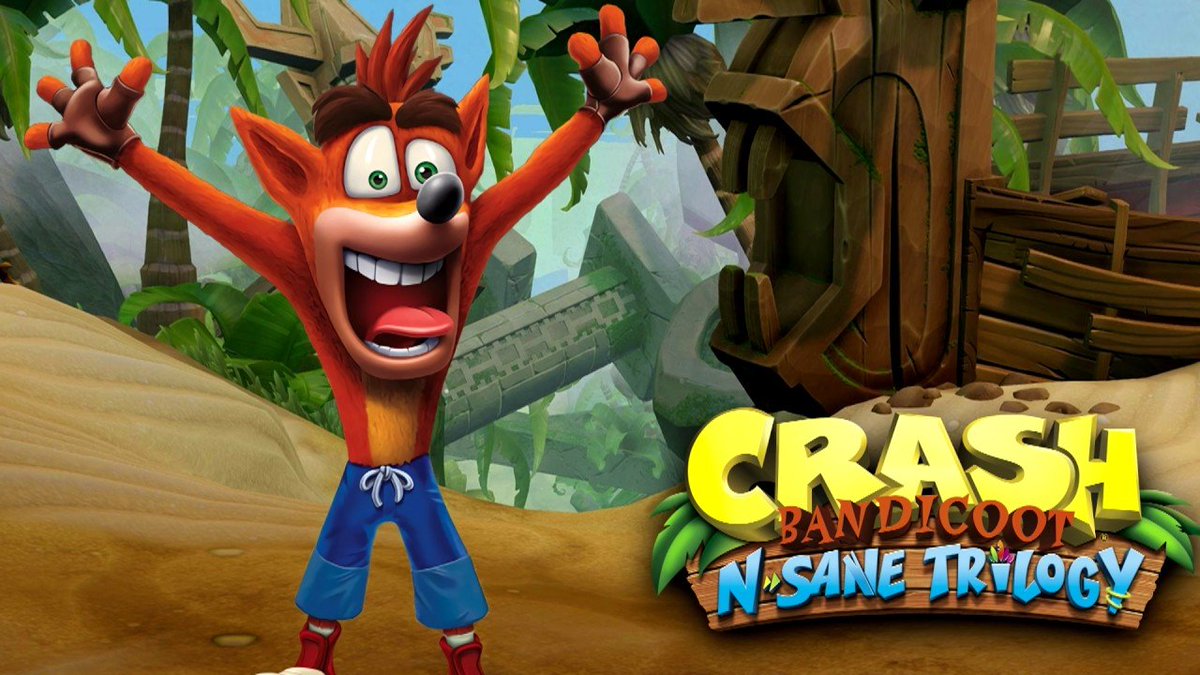 WaggsieX's tweet photo. Switching it up today ladies and gents. Playing the OG Crash Bandicoot. Time for nostalgia. https://t.co/1Qdyradvr2 https://t.co/KqQxnc48yg