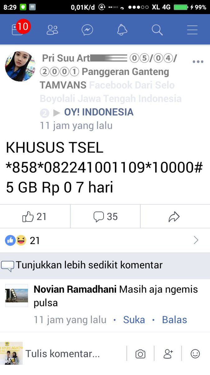 Asker_anything's tweet photo. @Telkomsel Blokir tuh nomor penipu 😅 https://t.co/Bh1vtnG9XR