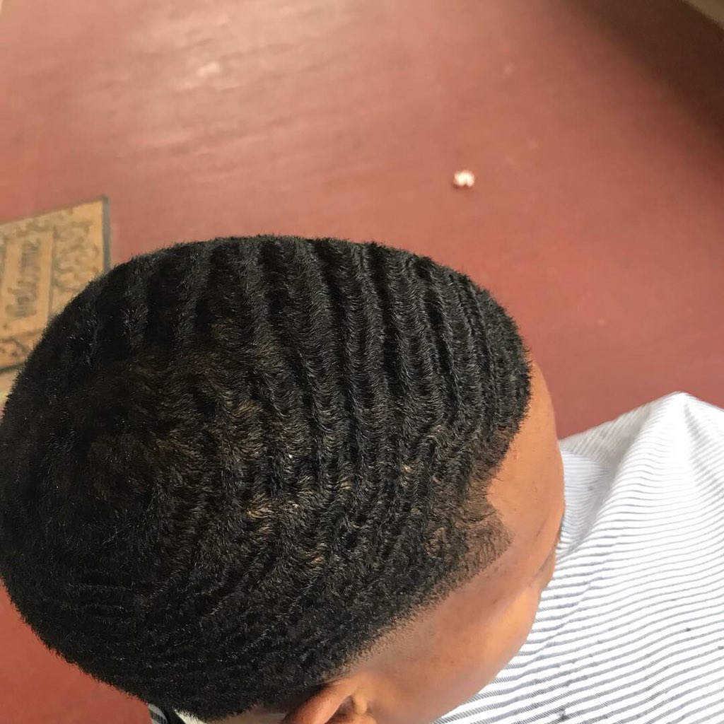 MrRandommann24's tweet image. Wave cut taper hit me up if you need a cut #barber #wavecut #taper #fade