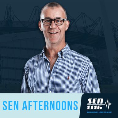 Coming up with <a href="/AndyMaherDFA/">Andy Maher</a>:
- <a href="/NickDalSanto/">Nick Dal Santo</a> 12-1pm
- <a href="/SpudSays/">Danny Frawley</a> 1:05pm
- <a href="/Hayesy24/">Mark Hayes</a> 1:25pm
- <a href="/BrettAPhillips/">BrettPhillips</a> 1:40pm
- <a href="/hashbrowne/">Ashley Browne</a> 2:05pm
- <a href="/BrendanWhiteX/">Brendan Whitecross</a> 2:40pm

Listen: sen.lu/ListenSEN