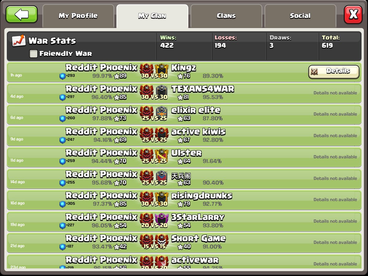 Our war log is a beautiful thing...