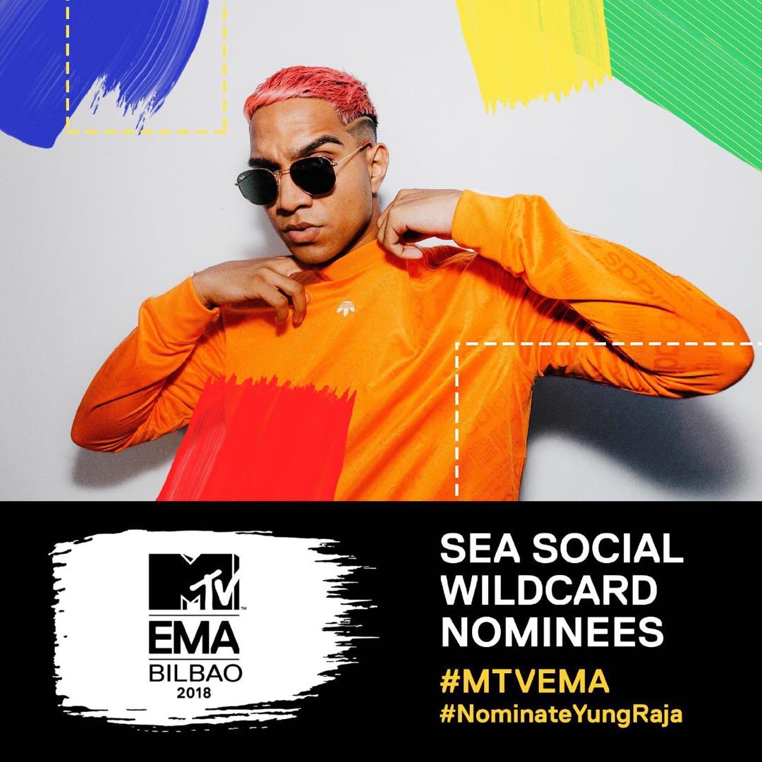 #NominateYungRaja for #MTVEma TODAY on TWITTER! 3 ways to vote! <a href="/yung_raja/">YUNG RAJA</a>
1. Start a New tweet with #NominateYungRaja and #MTVEMA
2. RT a tweet that contains #NominateYungRaja and #MTVEMA
3. Quote retweet <a href="/MTVASIA/">MTV Asia</a>’s tweet with #NominateYungRaja and #MTVEMA