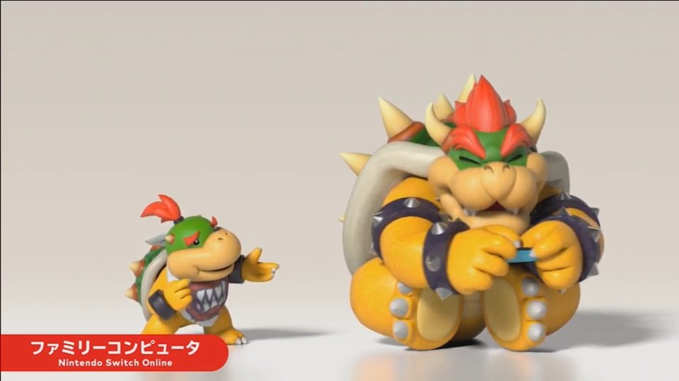 Bow_98's tweet photo. 普通のクッパ様のかわいさが全面に出てる動画があるので、みんな見よ？

みまもりSwitch 紹介動画
https://t.co/O4kKDsF5QK
Switchオンライン有料 紹介動画
https://t.co/4RHhOnrpiR https://t.co/IGG6VQMzof