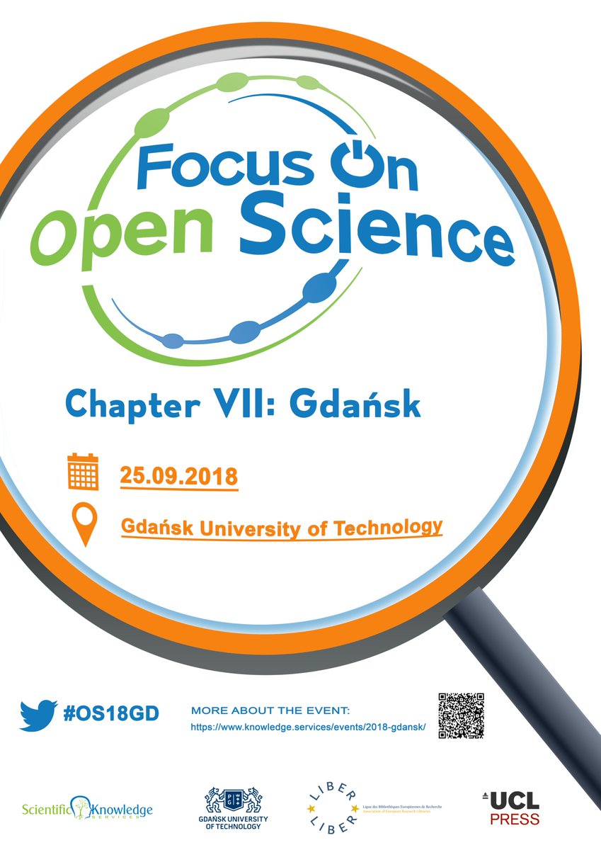 BibliotekaPG's tweet image. @BibliotekaPG is happy to announce that #OS18GD - Focus on #OpenScience Chapter VII Gdańsk 2018 bit.ly/2KWSJk0 will be launched tomorrow #ScientificKnowledgeServices @UCLpress @LIBEReurope @MagdaSzuflita @ignasi @SPARC_EU @HormiaKristiina @ucylpay tinyurl.com/OS18GD