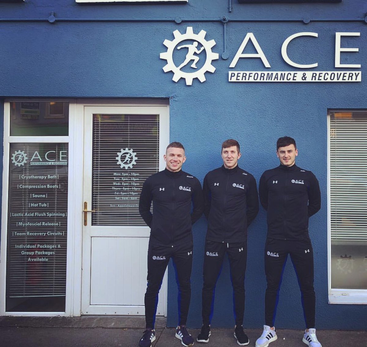 Delighted <a href="/ACEpandr/">ACE Performance & Recovery</a> is up and running. 2 great lads to soldier alongside. Exciting times ahead #ACE #performance #recovery