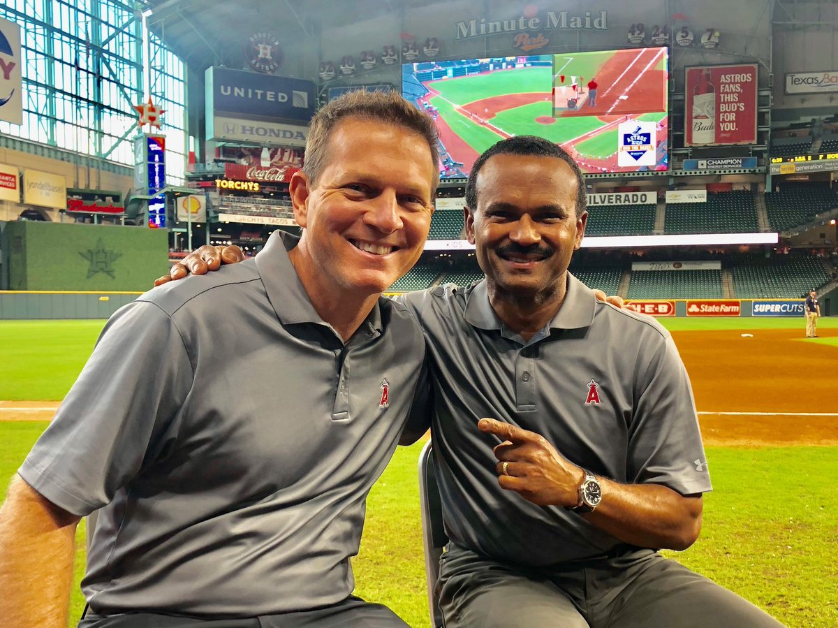 Patrick_ONeal's tweet photo. Today concluded my @Angels 2018 season. Thank-you @JoseMota05 @Markgubicza @VictorRojas @TimSalmon15 @TMead2002 @AdamChodzko @EKay2121 @MattBirch12 and @FoxSportsWest awesome crew! I’ll miss ya. #TroutMVP https://t.co/SAj2NBlvD2