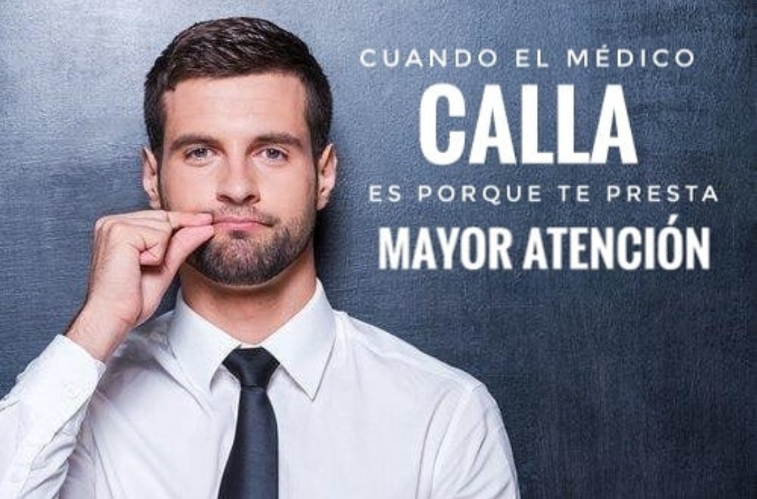 WaynakayEC's tweet photo. Cuando el Médico Calla #MedicinaFamiliar #MFyC https://t.co/Rya6um1rmA