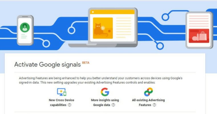 BrisbaneJohn87's tweet image. .@googleanalytics introduces #CrossDevice capabilities with #GoogleSignals’. #remarketing support.google.com/analytics/answ…